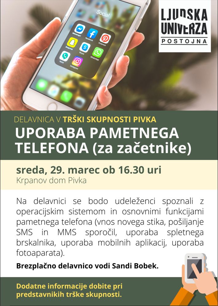 pametni telefon, uporaba